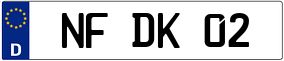 Truck License Plate